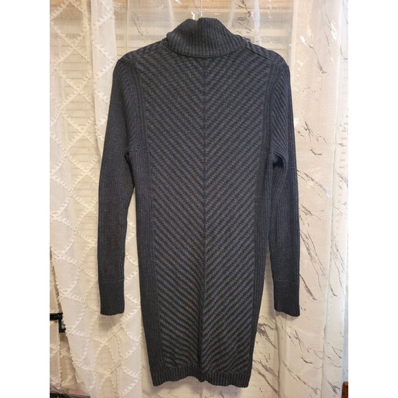 Eddie Bauer Sweater Zip Cotton Long Cardigan Womens L Grandma Preppy Teacher - Picture 5 of 16